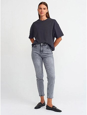 DILVIN T-shirt Oversize En Coton À Col Rond