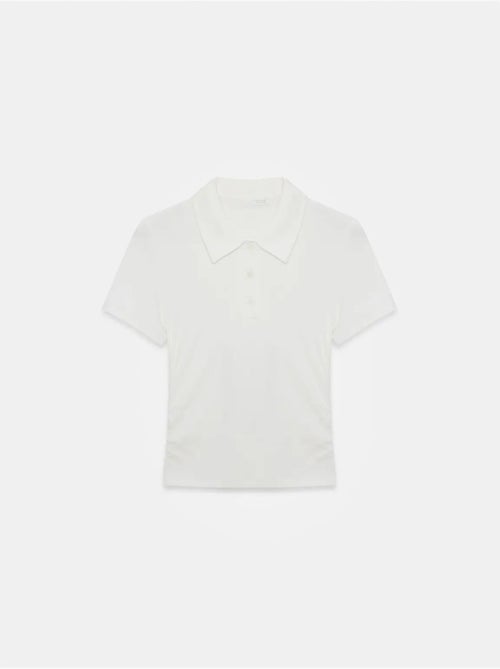 DILVIN T-shirt Polo Court Femme, Coupe Slim - Kiabi
