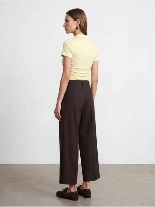 DILVIN T-shirt Polo Court Femme, Coupe Slim - Kiabi
