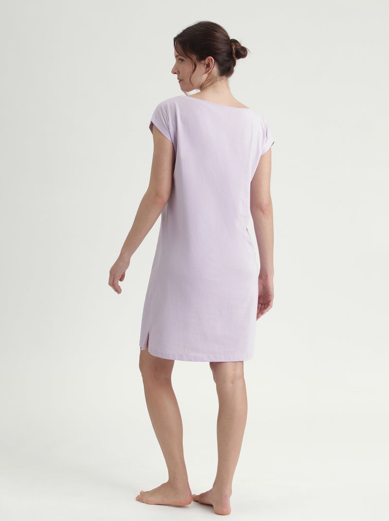 Dim Don't Disturb, Nuisette pyjama Mauve lilas - Kiabi