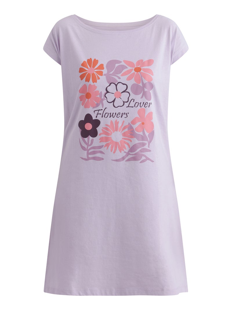 Dim Don't Disturb, Nuisette pyjama Mauve lilas - Kiabi