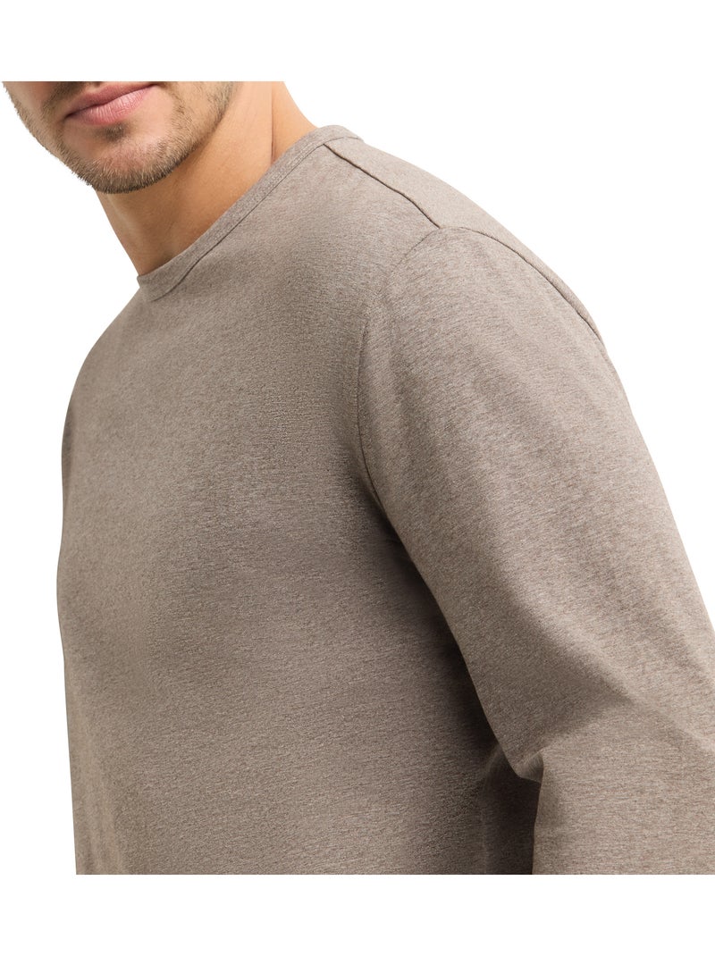 Dim Jersey, Ensemble pyjama manches longues Marron clair - Kiabi