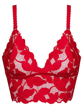 Dim Lacy, Soutien-gorge foulard en dentelle florale Dim Lacy