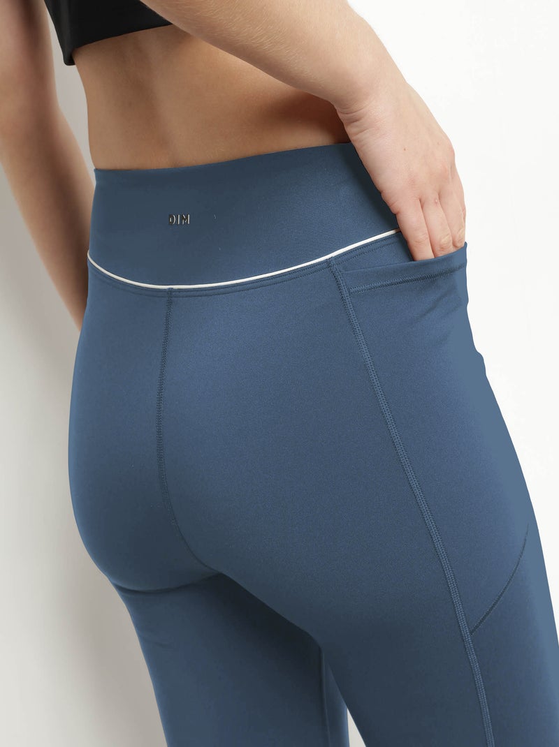 Dim Move, Legging de sport 7/8 Bleu denim - Kiabi