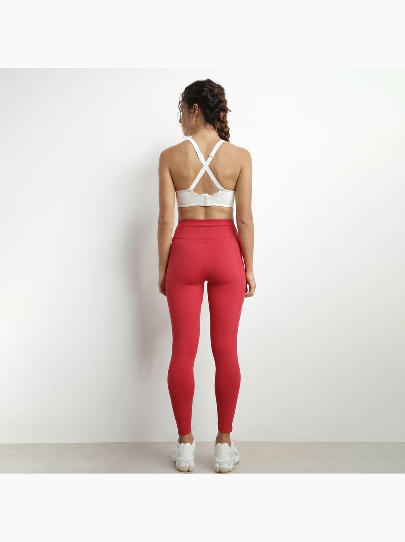 Dim move, legging de sport sculptant Rouge clair - Kiabi