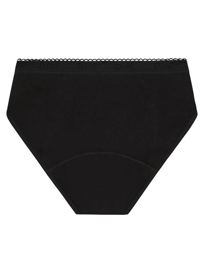 Dim My Protect, Culotte menstruelle ado flux moyen à abondant Noir - Kiabi