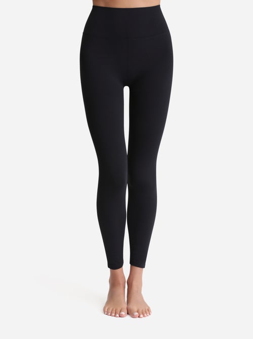 Dim Relax & Go, Legging effet cuir vegan noir mat - Kiabi