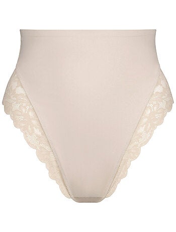 Dim Silhouette, String galbant taille haute dentelle