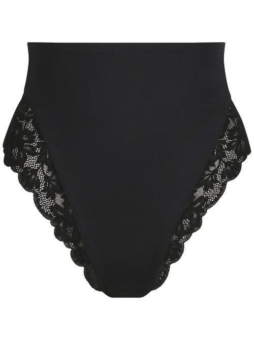 Dim Silhouette, String galbant taille haute dentelle - Kiabi