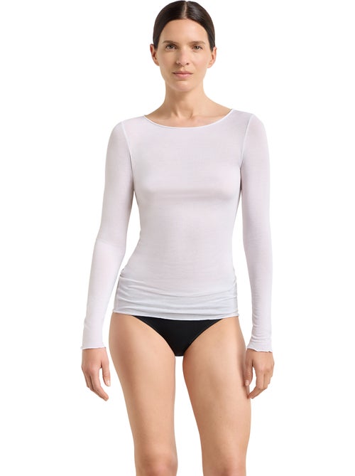 Dim Thermal, T-shirt col bateau - Kiabi