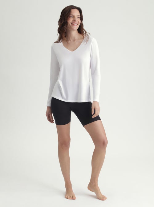 Dim Thermal, T-shirt Isolant Col V - Kiabi