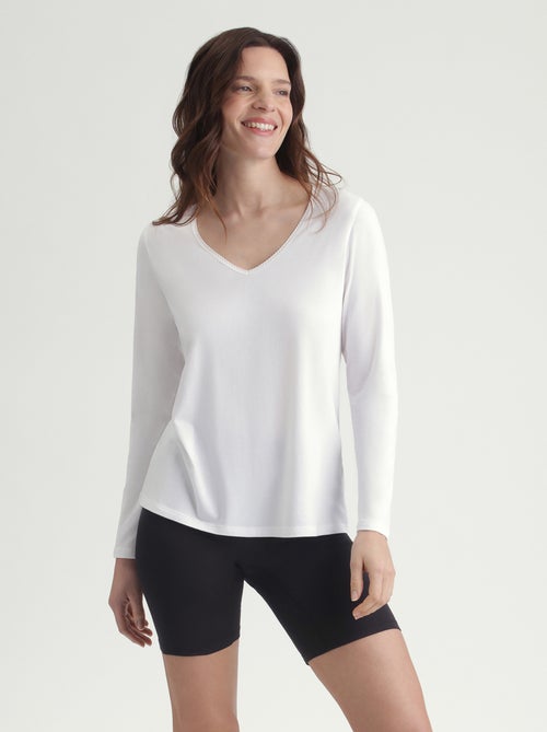 Dim Thermal, T-shirt Isolant Col V - Kiabi