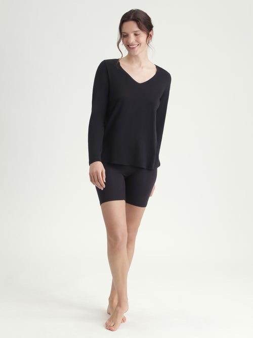 Dim Thermal, T-shirt Isolant Col V - Kiabi