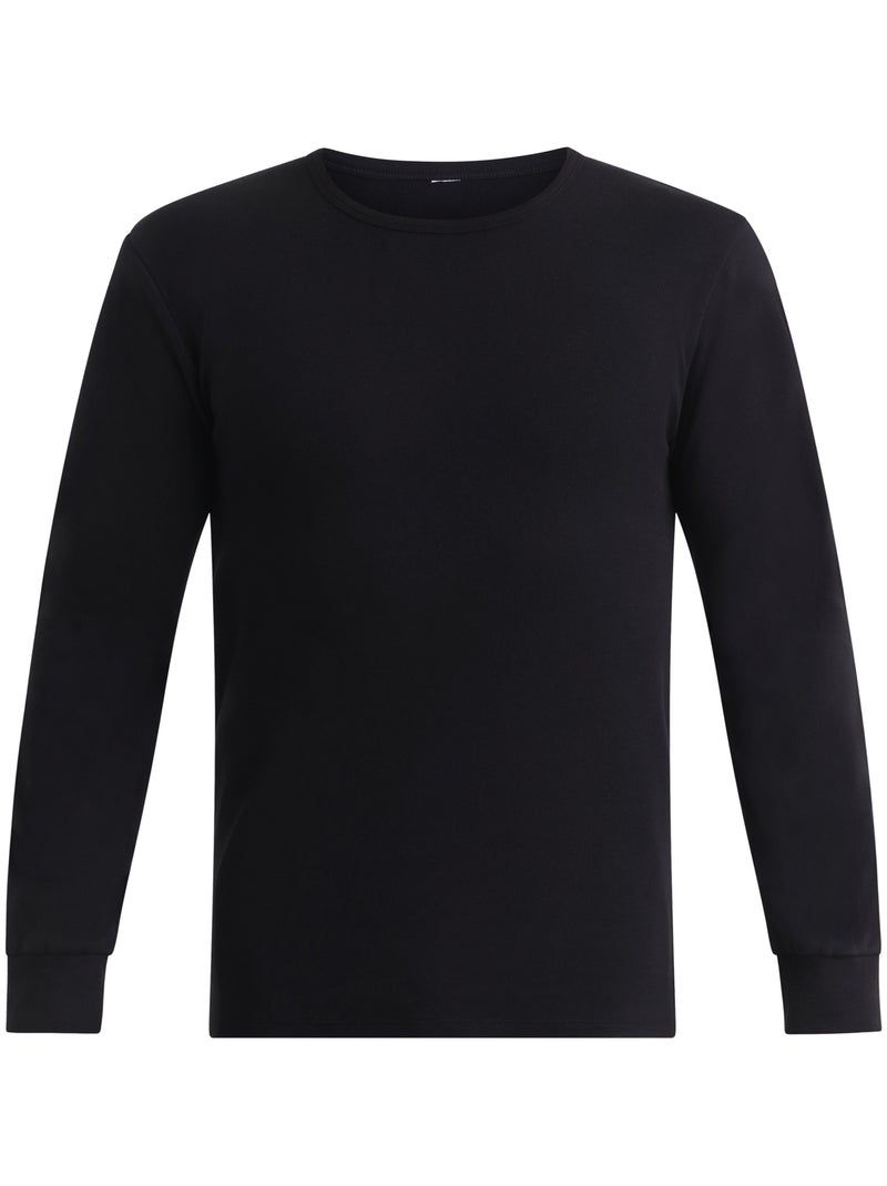 Dim Thermal, T-shirt Manches Longues Isolant Noir - Kiabi