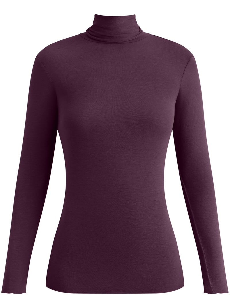 Dim Thermal, T-shirt manches longues Violet - Kiabi