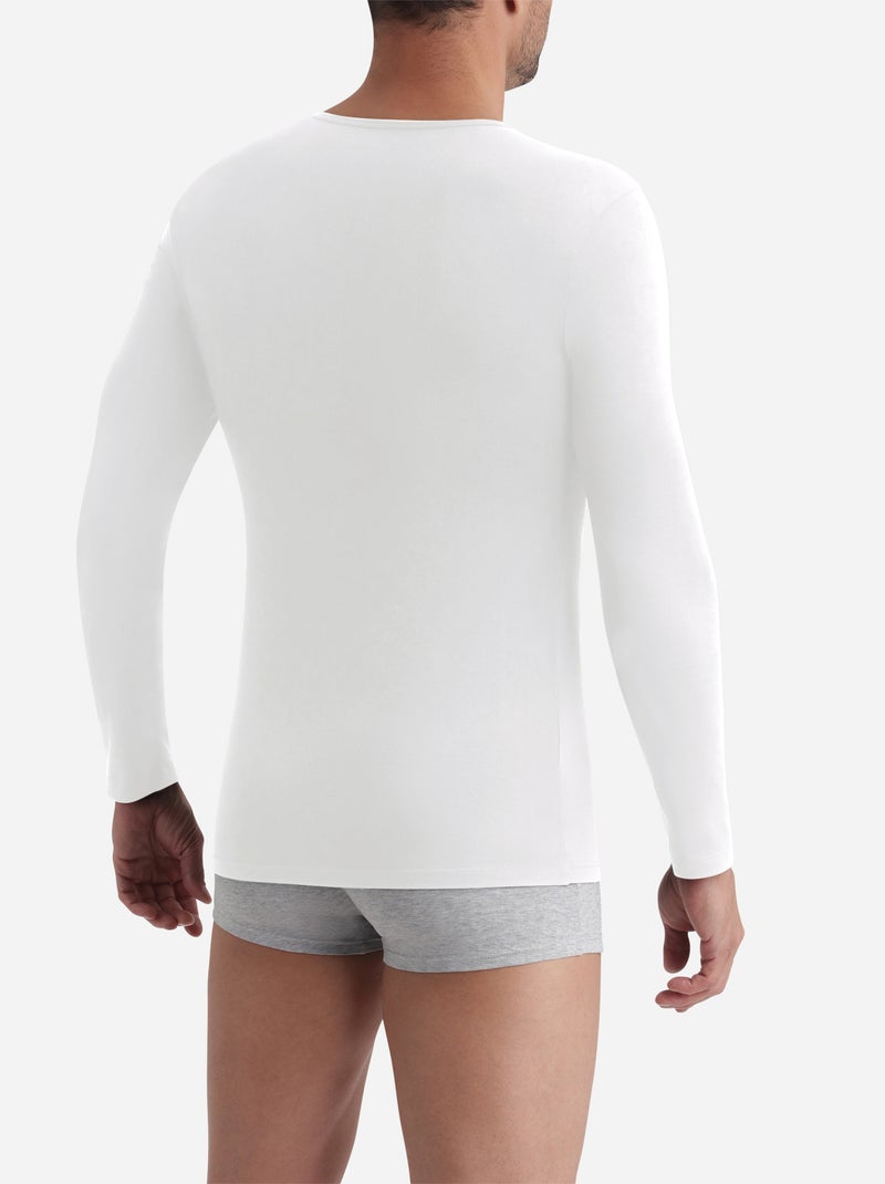 Dim Thermal, T-shirt thermique manches longues Blanc - Kiabi