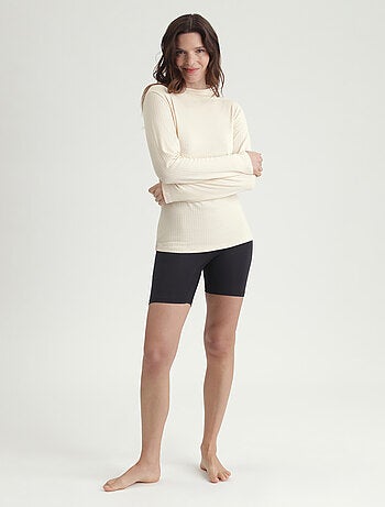 Dim Thermal ,T-shirt thermique manches longues et col montant