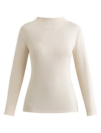 Dim Thermal ,T-shirt thermique manches longues et col montant