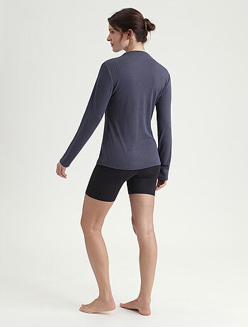 Dim Thermal ,T-shirt thermique manches longues et col montant