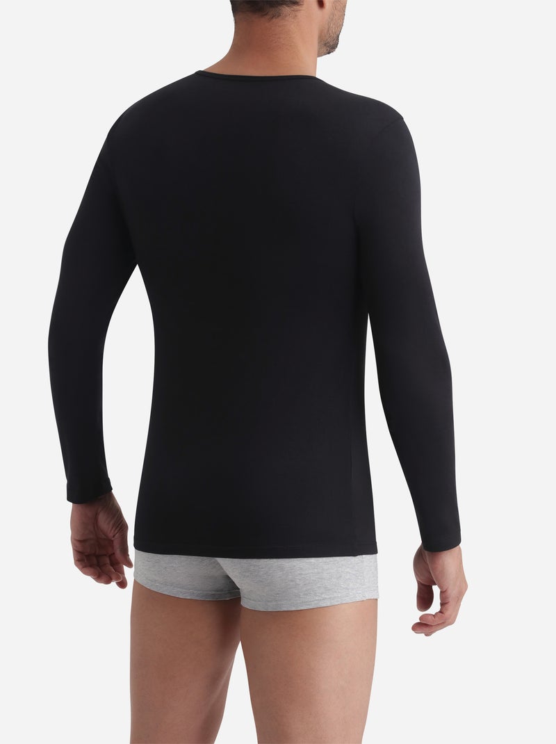 Dim Thermal, T-shirt thermique manches longues Noir - Kiabi