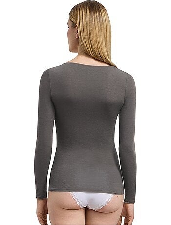 Dim thermal, t-shirt thermique modal et cachemire