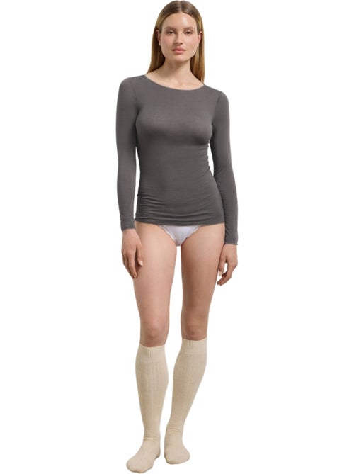 Dim thermal, t-shirt thermique modal et cachemire - Kiabi