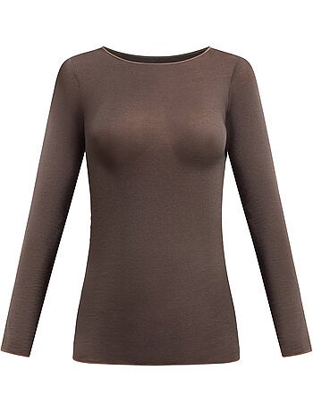 Dim thermal, t-shirt thermique modal et cachemire