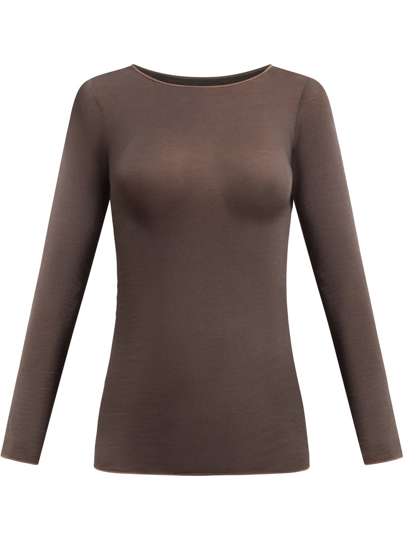 Dim thermal, t-shirt thermique modal et cachemire Marron chocolat - Kiabi