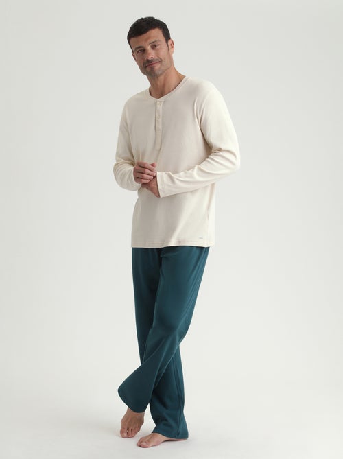 Dim Warm, Ensemble de pyjama manches longues - Kiabi