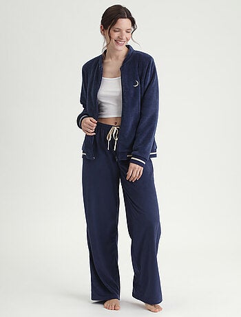 Dim Warm, Pyjama 2 pièces en velours
