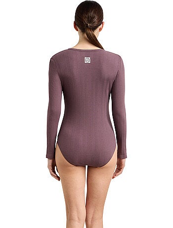 Dim x Inès de la Fressange, Body manches longues côtelé