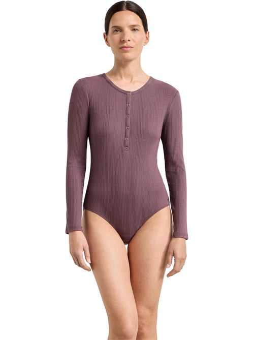 Dim x Inès de la Fressange, Body manches longues côtelé - Kiabi