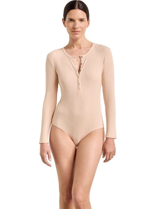 Dim x Inès de la Fressange, Body manches longues côtelé - Kiabi