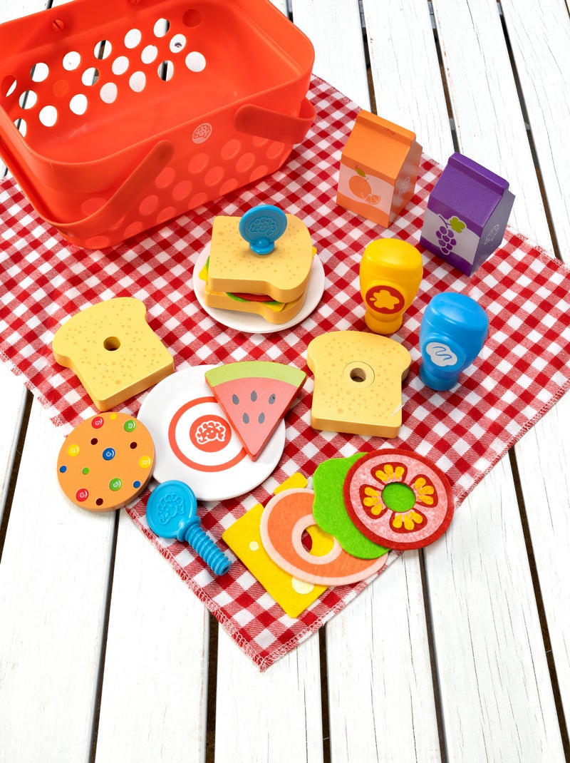 Dinette - mon panier pour pique-niquer à deux Multicolore - Kiabi