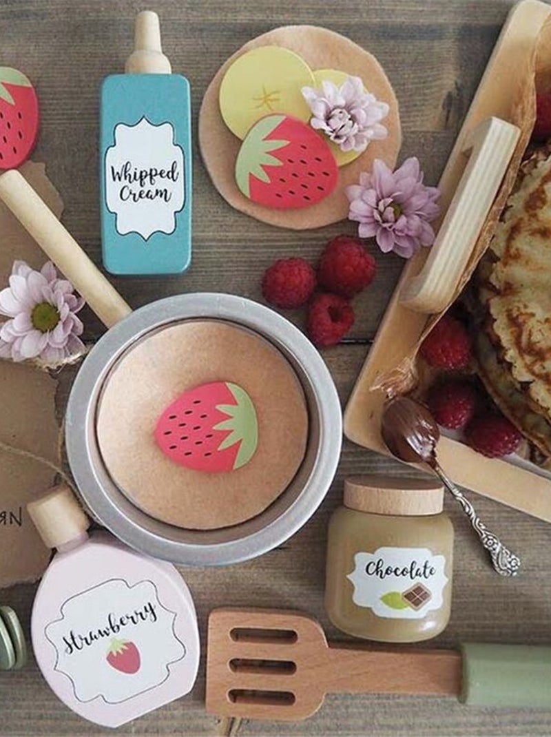 Dinette en bois - Pancakes & Crêpes JaBaDaBaDo Gris - Kiabi