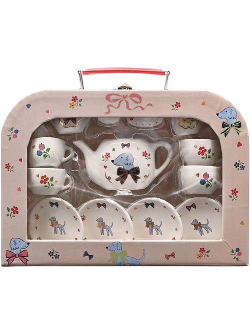 Dinette en porcelaine 13 pièces - Kiabi