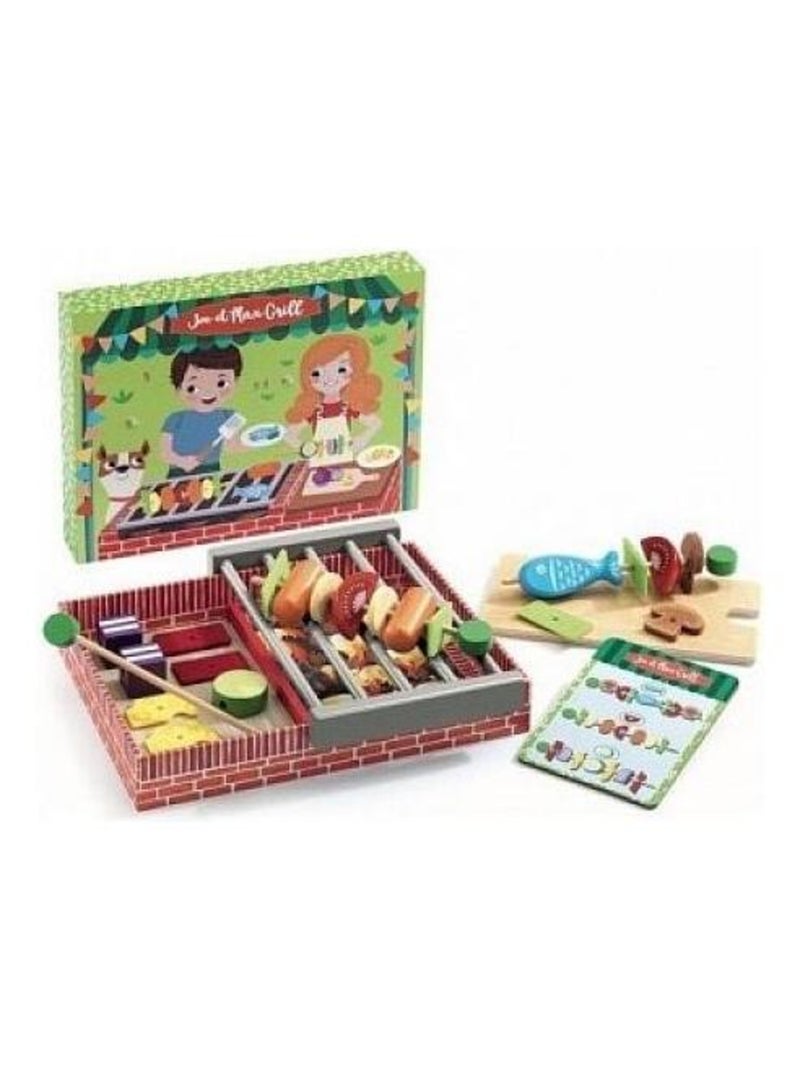 Dinette Joe Et Max Grill En Bois N/A - Kiabi