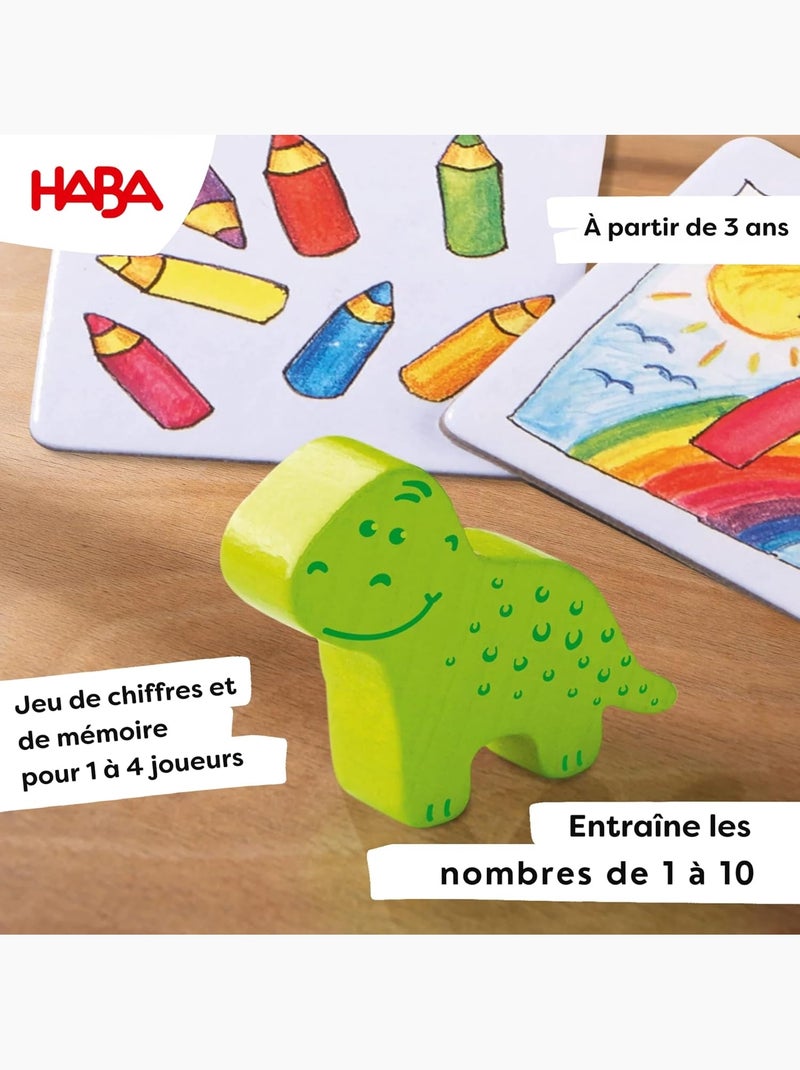 Dino des chiffres Jaune - Kiabi