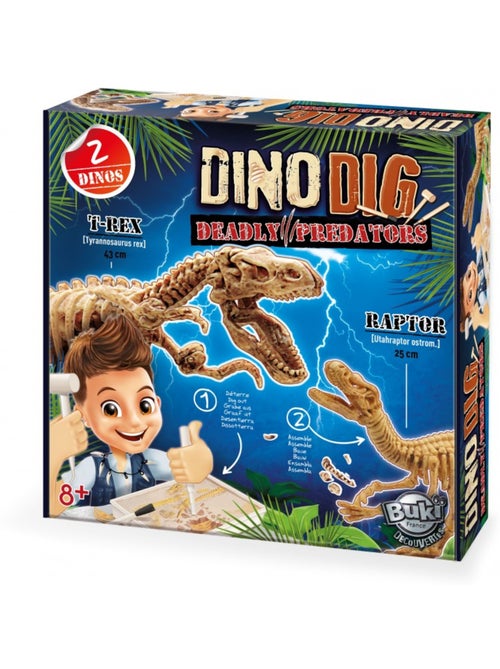 Dino dig t-rex et raptor - Kiabi