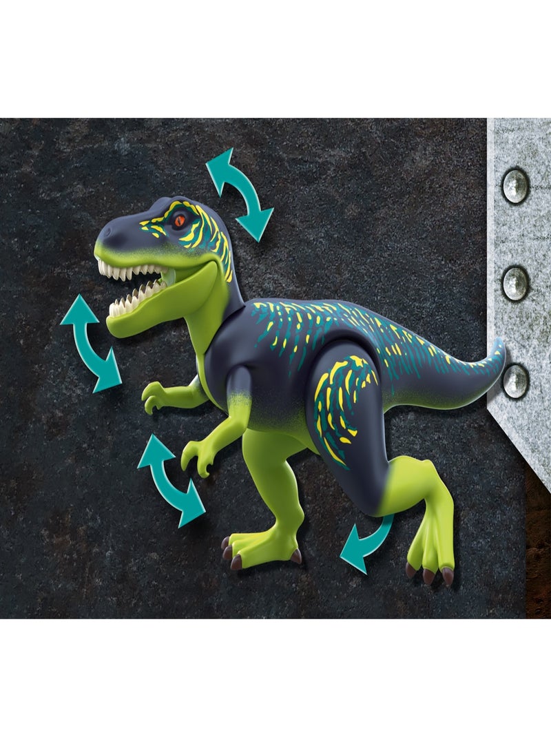 Dino Rise Tyrannosaure et robot géant N/A - Kiabi
