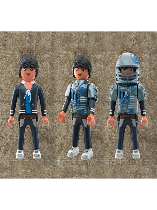 Dino Rise Tyrannosaure et robot géant - Kiabi