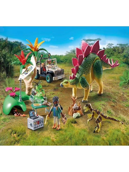 Dinos Campement des explorateurs avec dinosaures - Kiabi