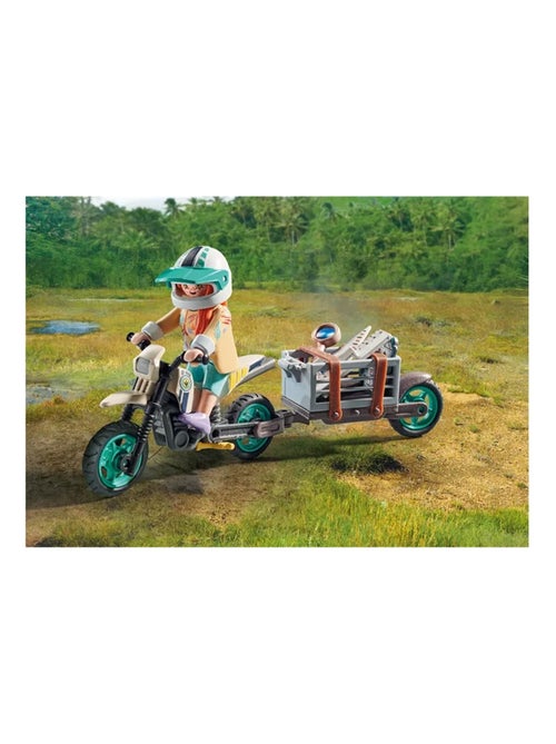 Dinos Explorateur avec moto et tyrannosaure - Kiabi