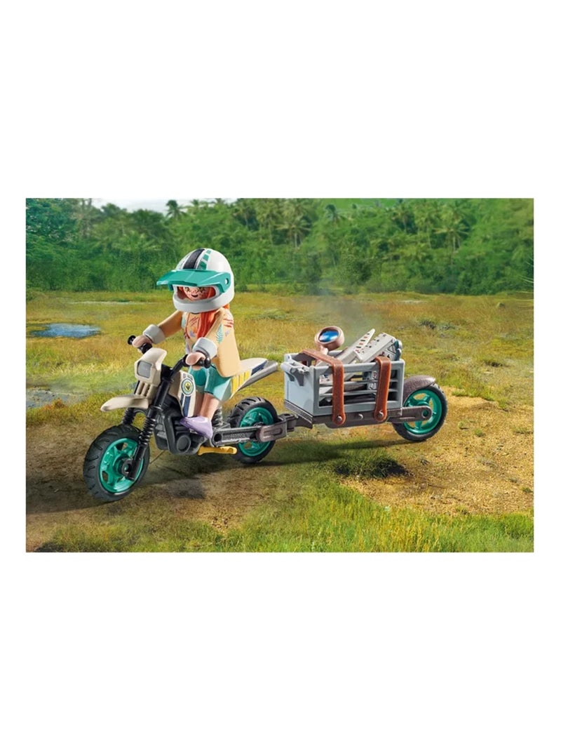 Dinos Explorateur avec moto et tyrannosaure N/A - Kiabi