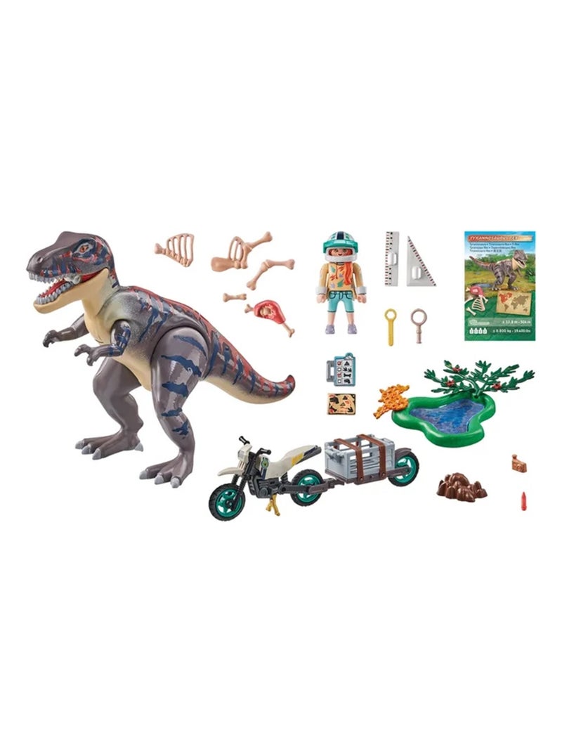 Dinos Explorateur avec moto et tyrannosaure N/A - Kiabi