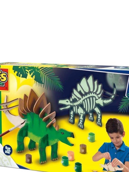 Dinosaure en bois qui brille dans le noir - Kiabi