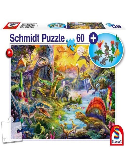 Dinosaures - avec add on (figurines de dinosaures) - SCHMIDT SPIELE - Kiabi