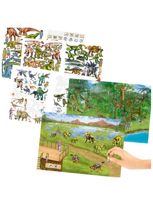 Dinoworld album create your dino zoo - Kiabi Dinoworld album create your dino zoo - Kiabi