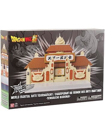 Diorama pour figurines - bandai - dragon ball super - arène tenkaichi budokai - 36790