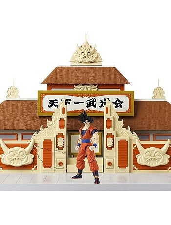 Diorama pour figurines - bandai - dragon ball super - arène tenkaichi budokai - 36790